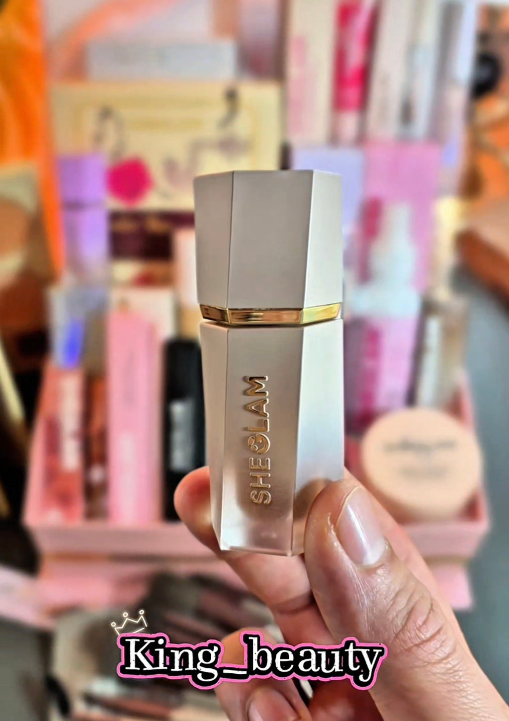 «أكبر بوكس شغلام من King Beauty… كامل القطع لي تحتاجيهم للميكاب في باك واحد وبكاليتي نار 🔥😍