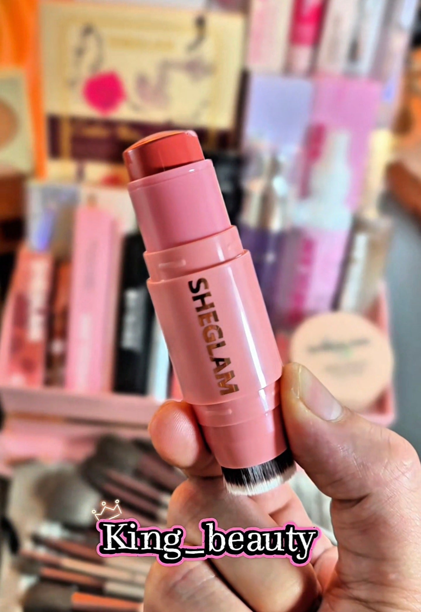 «أكبر بوكس شغلام من King Beauty… كامل القطع لي تحتاجيهم للميكاب في باك واحد وبكاليتي نار 🔥😍