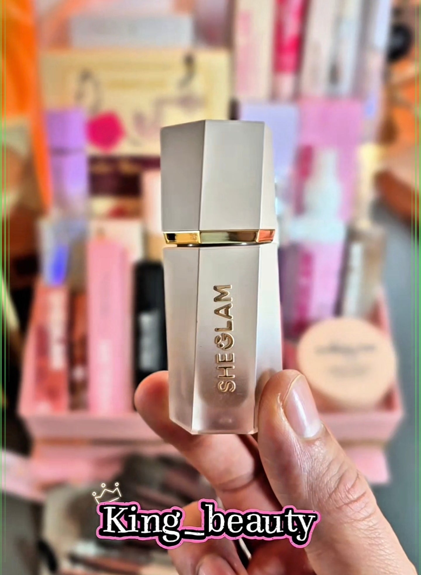 «أكبر بوكس شغلام من King Beauty… كامل القطع لي تحتاجيهم للميكاب في باك واحد وبكاليتي نار 🔥😍