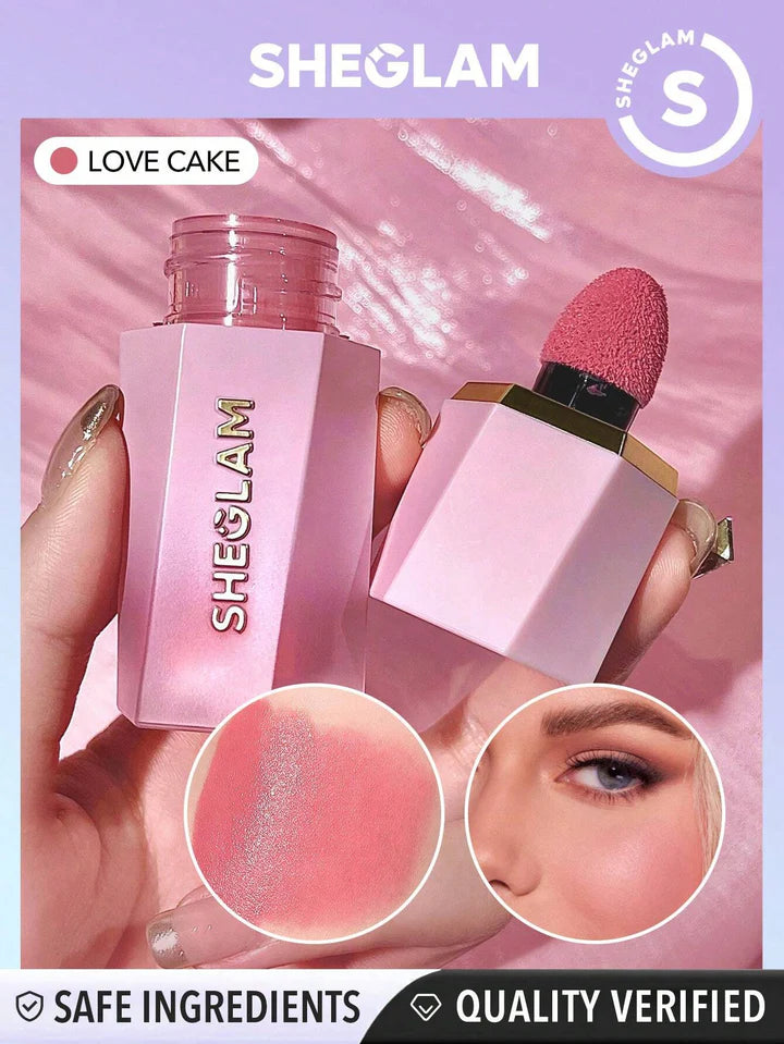 SHEGLAM Fard à Joues Liquide Color Bloom, Finition Mate, Gel CrèMe Pour Costume