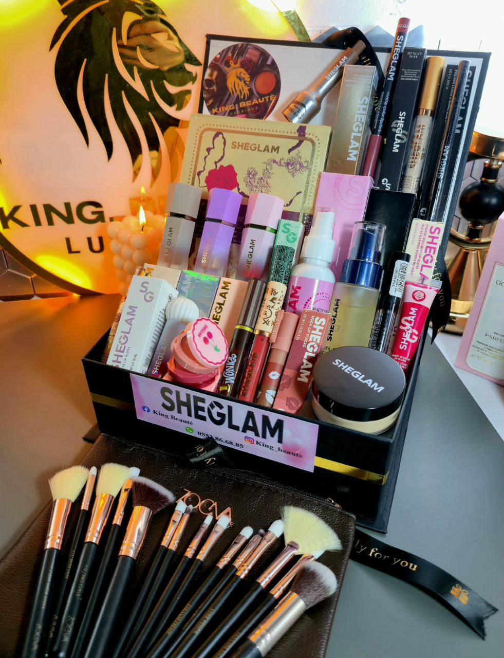 💄🌸 بوكس مكياج فااااااخر من SHEGLAM 🌸💄40ps