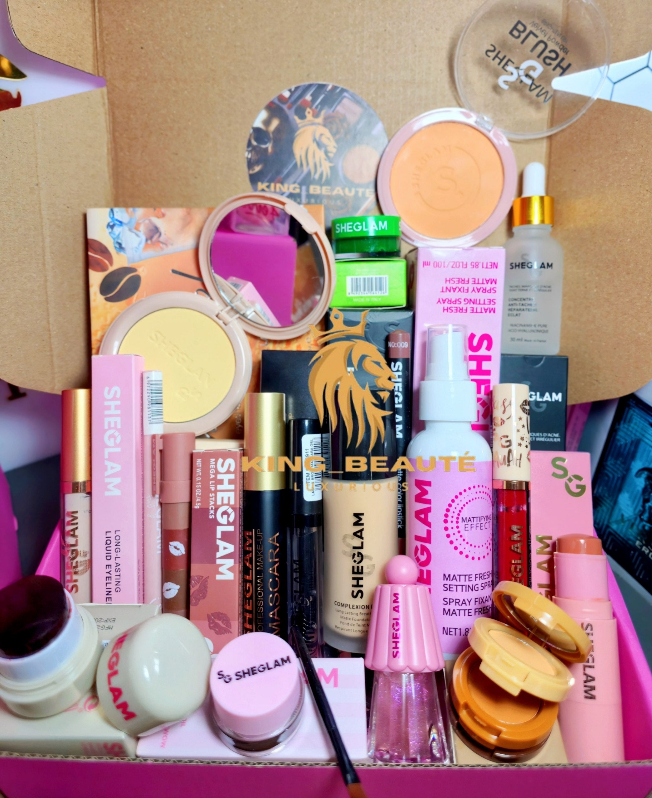 💄🌸 بوكس مكياج فااااااخر من SHEGLAM Coffret complet🌸💄pluse de 30ps