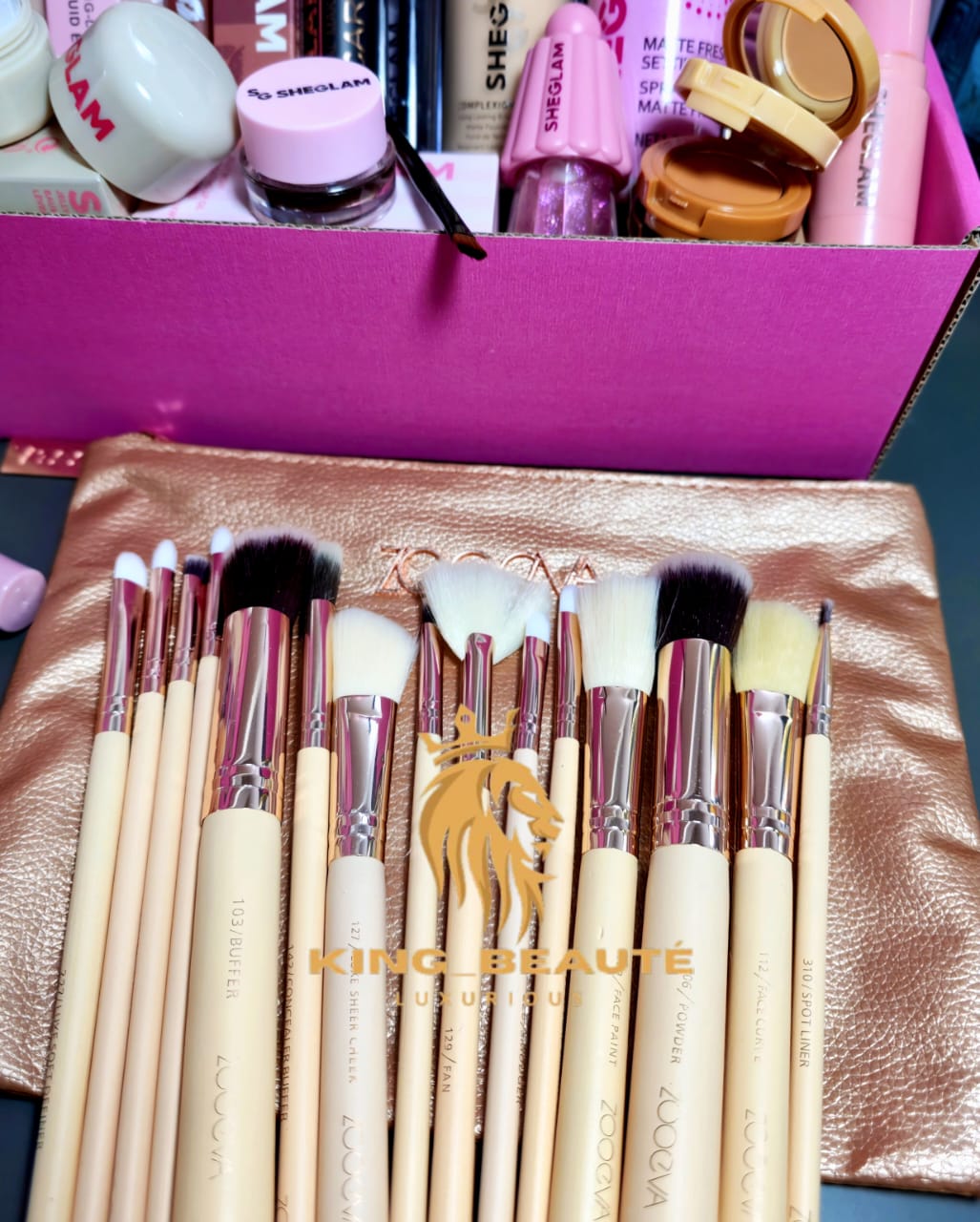 💄🌸 بوكس مكياج فااااااخر من SHEGLAM Coffret complet🌸💄pluse de 30ps