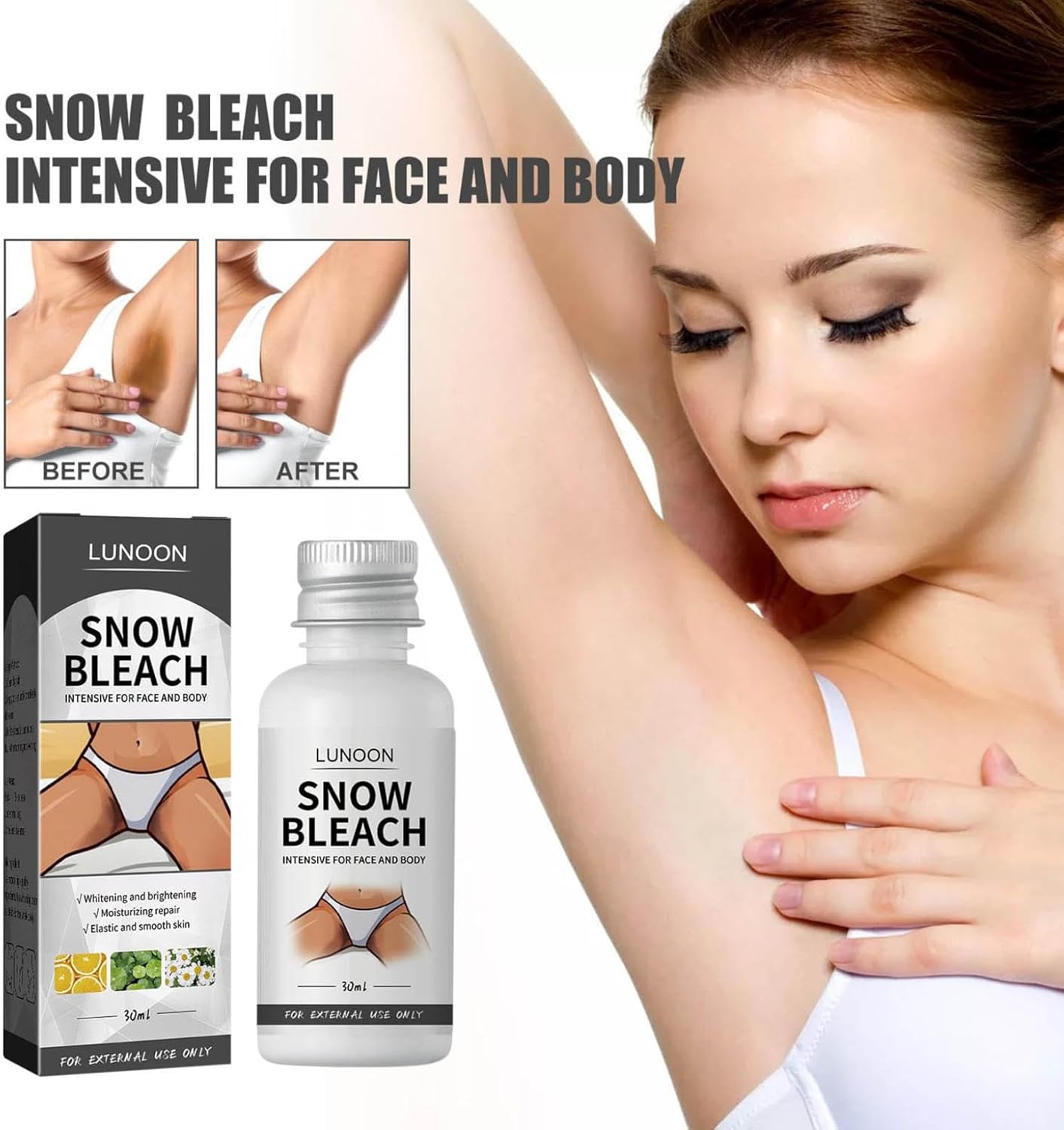 كريم تبييض - Bleach Snow وتفتيح بشرة الوجه والجسم