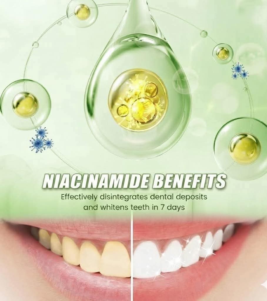 ✅️BODYACCEL
Niacinamide Whitening Toothpaste :

معجون أسنان بودي اكسل (BodyAccel) الاورجينال هو
