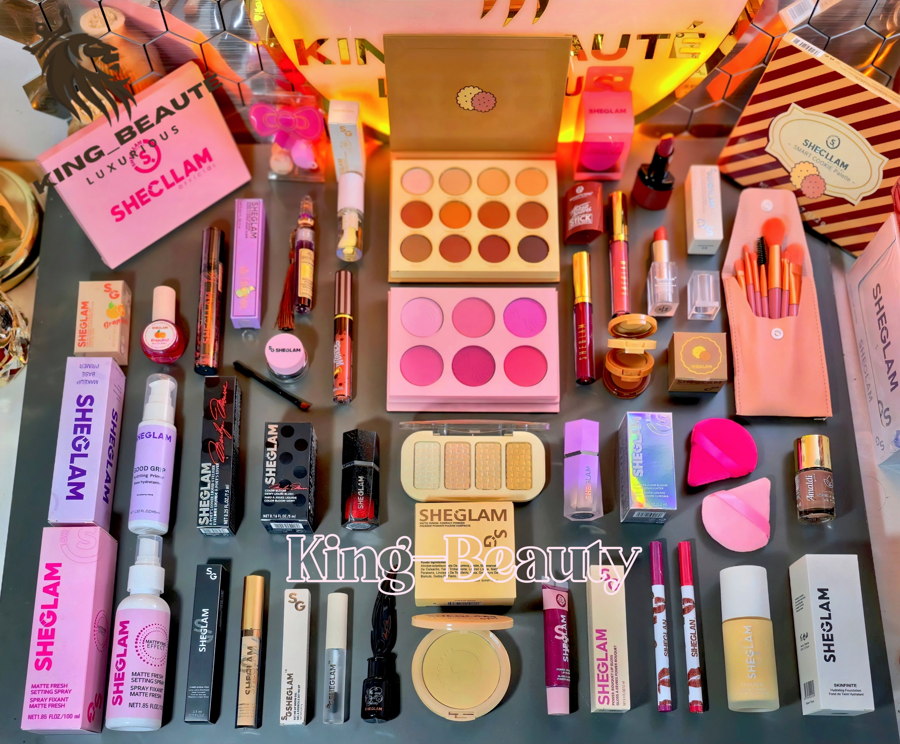 Box 🎁 Maquillage 🌸🩷SHEGLAM 40psقطعة