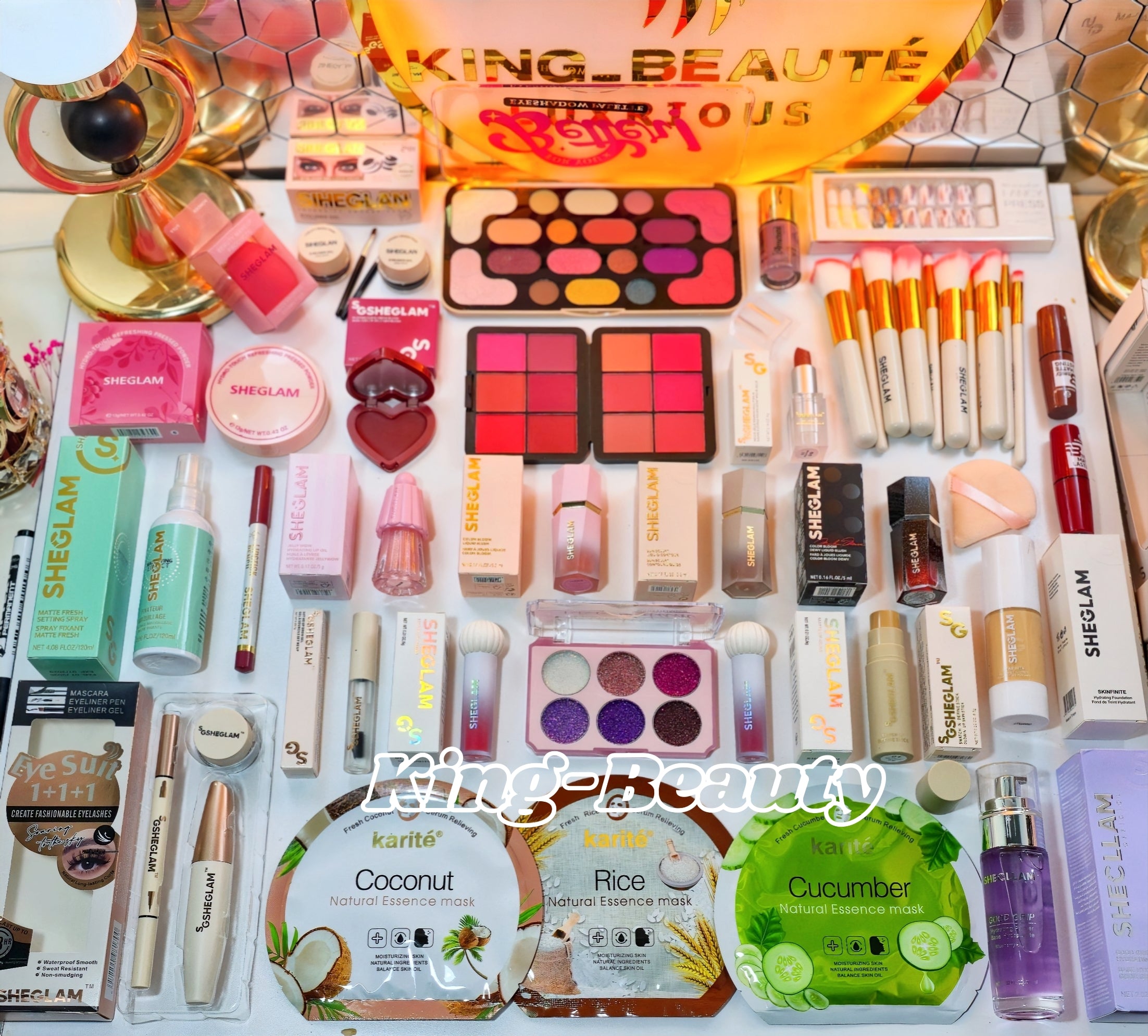 👑 بوكس King Beauty – SHEGLAM الفخامة في بوكس واحد pls de 40 ps