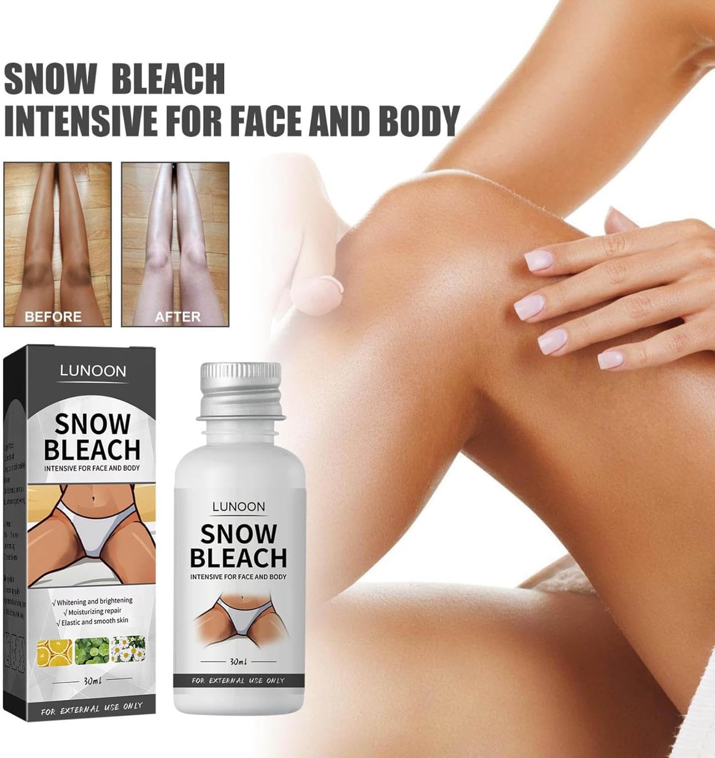 كريم تبييض - Bleach Snow وتفتيح بشرة الوجه والجسم