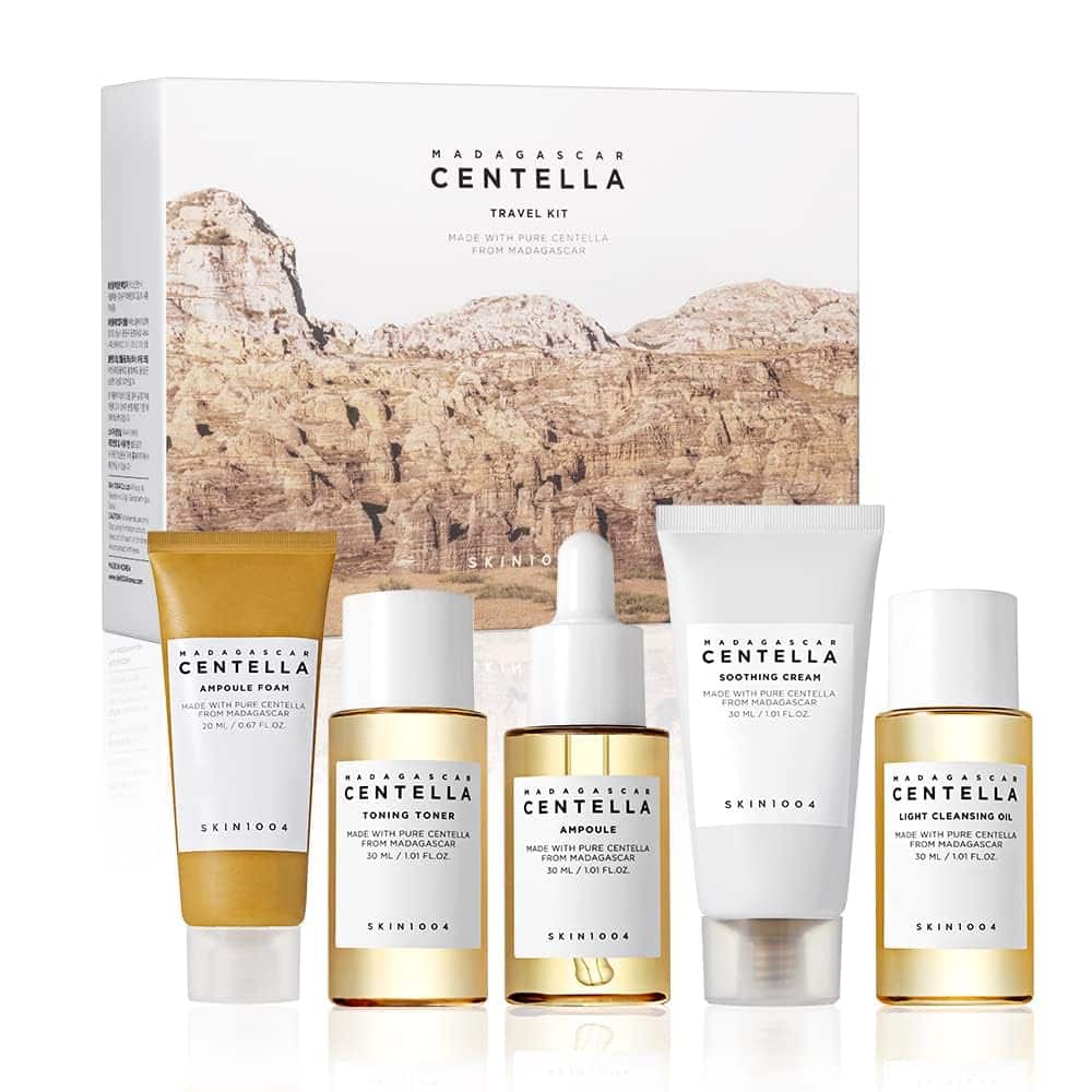 Madagascar Centella Travel Kit – Coffret Soin Visage format voyage..
