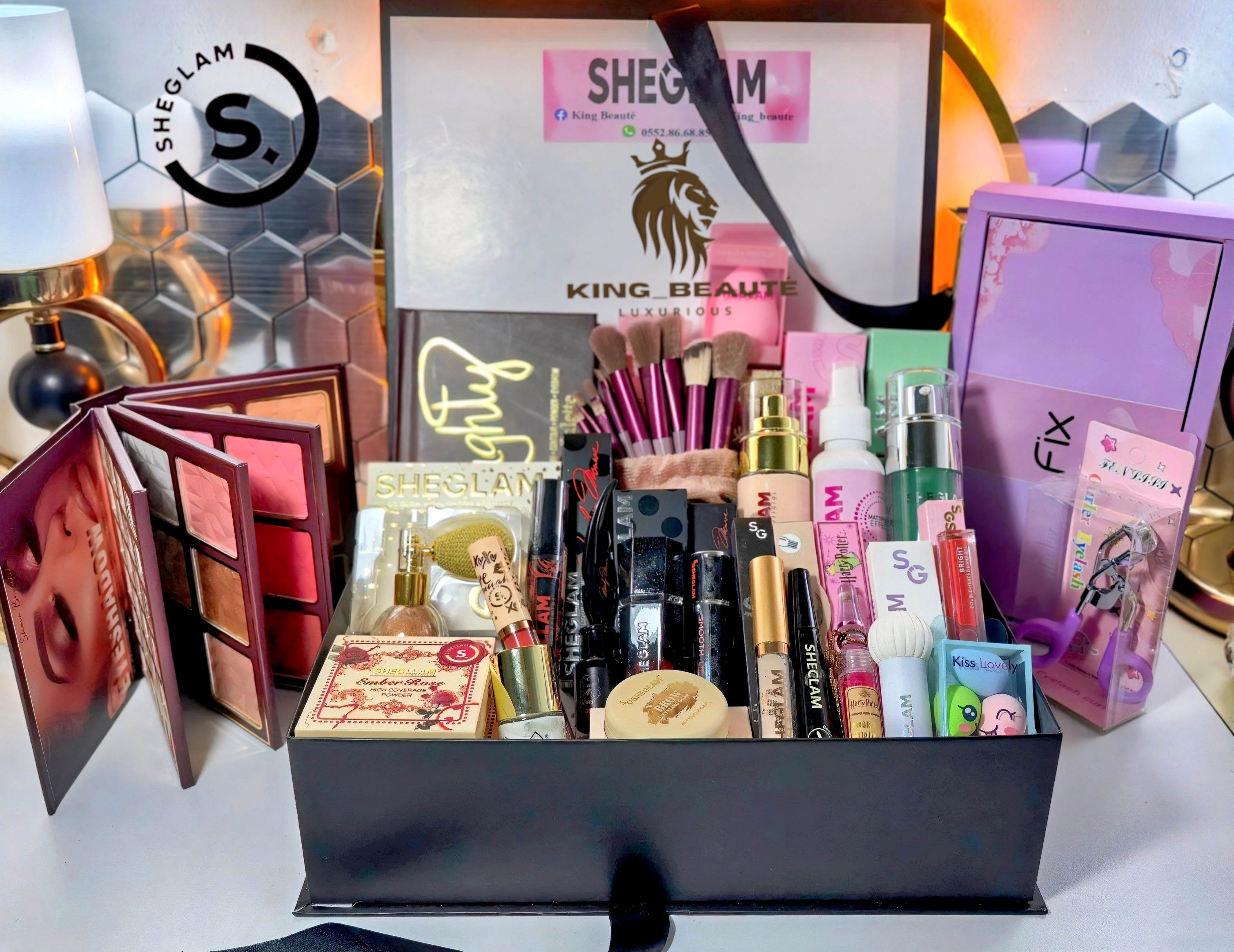 -Mega Beauty Box
SHEGLAM FULL COLLECTION